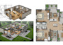 redraw 2d 3d floor plans for home, apartment, real estate